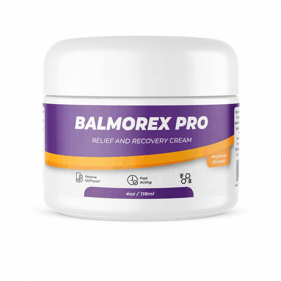 Balmorex Pro jar of deep-relief cream